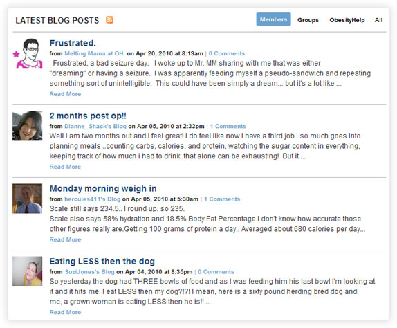 Latest Blog Posts on Home Page