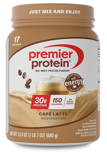 Premier Protein Café Latte 100% Whey Powder