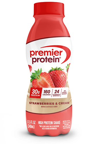 Premier Protein Strawberry Shake 11oz Bottle