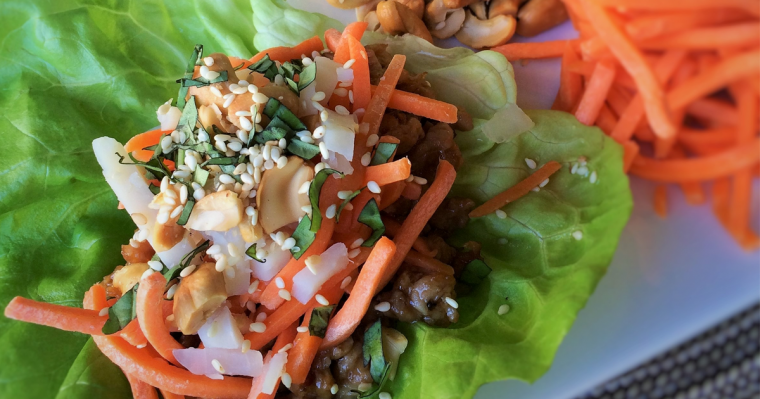 Asian Chicken Lettuce Wraps