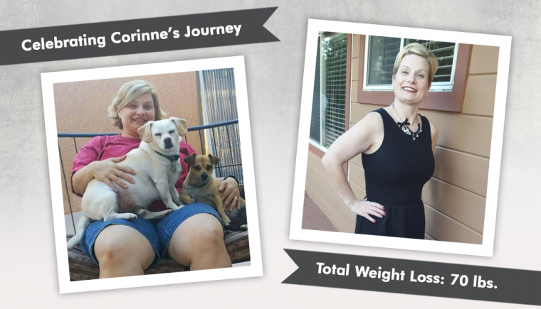 vsg corinne losing 70 pounds 50 inches