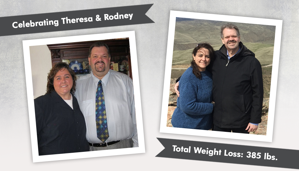 Before & After DS with Theresa and Rodney, losing 385 pounds! : ObesityHelp