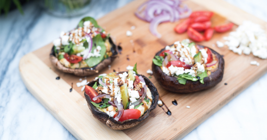 Portobello Greek Pizza