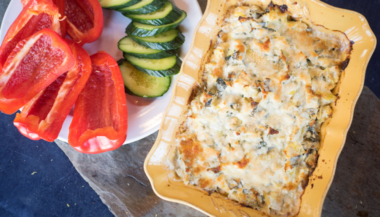Hot Kale & Artichoke Dip Recipe
