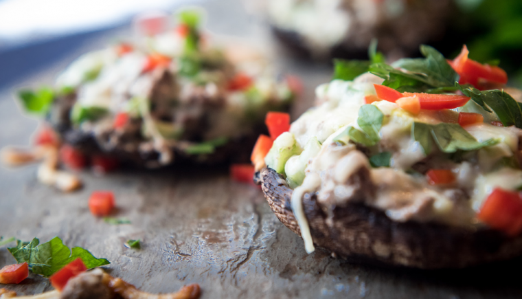 Stroganoff Stuffed Portobellos