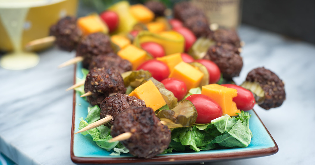 Mini Cheeseburger Kabobs Recipe, Fire Up The Grill! ObesityHelp