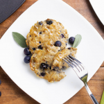 Plate of Blueberry Chicken Sausage Patties