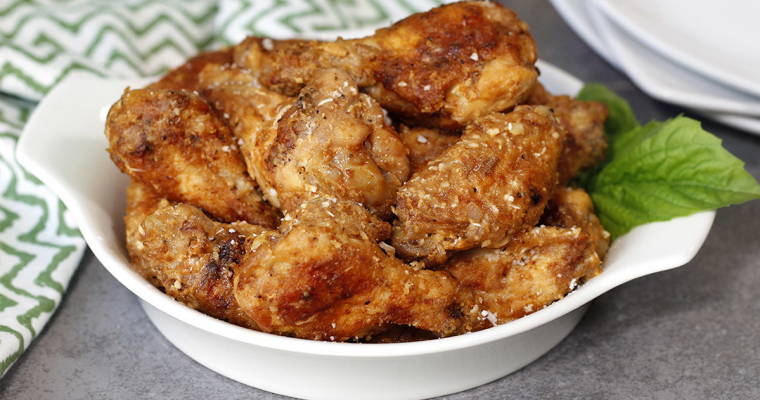 Garlic Parm Chicken Wings