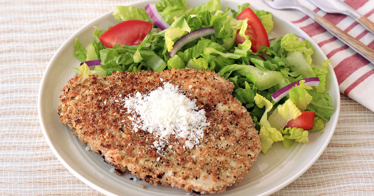 ParmCrusted Chicken Recipe Delicious & Crispy! ObesityHelp