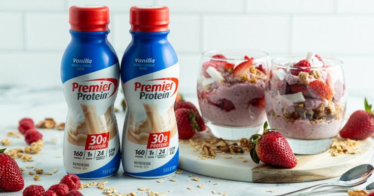 premier protein Vanilla Berry Chia Seed Parfait