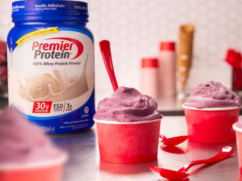 Recipes for Smaller Appetites - Protein - Mixed Berry Ice Cream