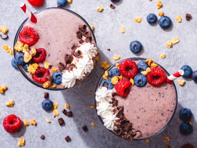Recipes for Smaller Appetites - Protein - Berry Chocolate Shake