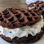Cookies and Cream Chocolate Waffles
